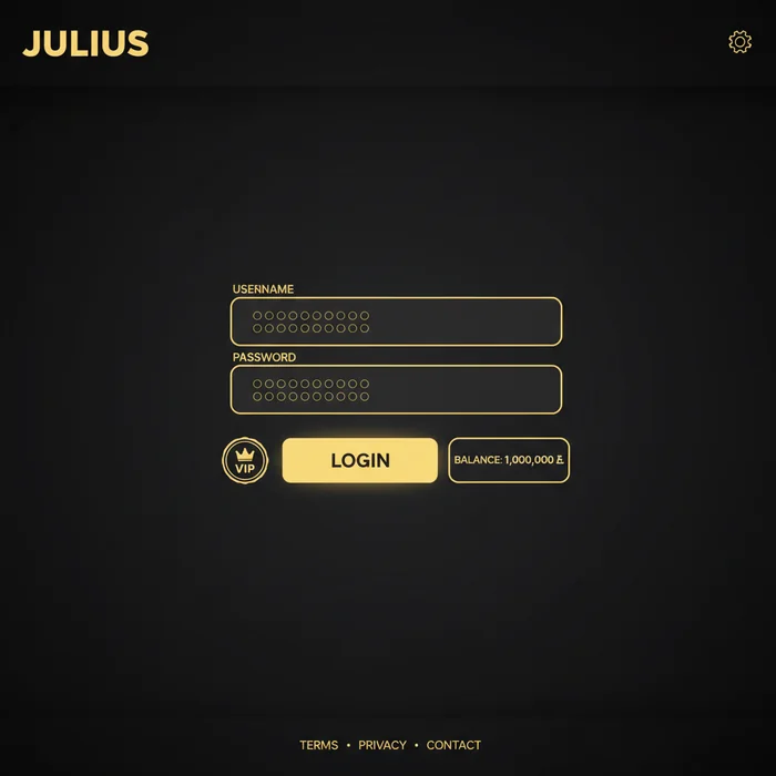 Écran de connexion Julius — champ email, mot de passe et option 2FA