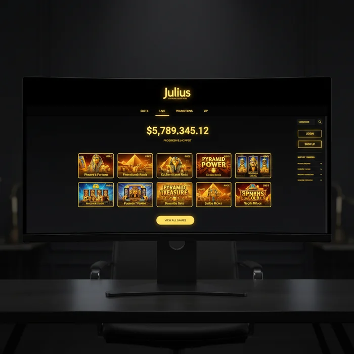 Vue d'ensemble de la plateforme Julius — bonus, jeux et méthodes de paiement, juliusplay.fr